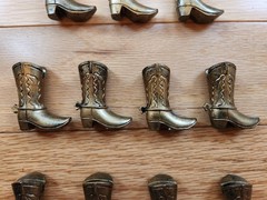 11 Piece Cowboy Boot Place Card Holder for Wedding Party Table Decor – See Pics
