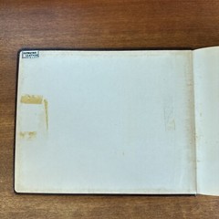 Samuel Ward Genuine Leather 1958 to 1984 Guest Book Weaverville, North Carolina