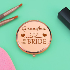 Grandma of the Bride Gifts Wedding Party Gifts Thank You Gift Compact Mirror for