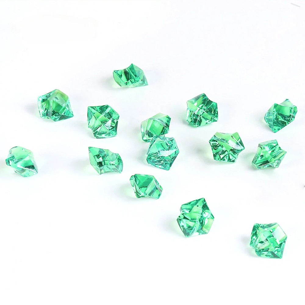 100/200pcs Crystal Transparent Fake Crushed Ice Stones Party Wedding Decorations