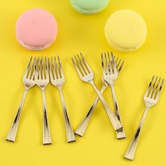4″ long Gold Appetizer Forks Wedding Dinner Party Events Disposable Tableware