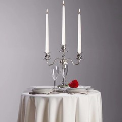 12 Pack White Taper Candles – 10 Inch Dripless, 12 Pack,