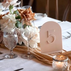 Arch Wedding Table Number 3D Letter Event Table Sign Wedding Party Table Decor