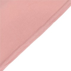 6 ft x 3 ft Matte DUSTY ROSE Fitted Spandex Half Moon Backdrop STAND COVER Party