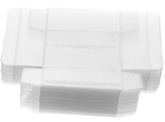50X Clear PVC Boxes Wedding Favour Gift Candy Package Box Transparent Rectangle