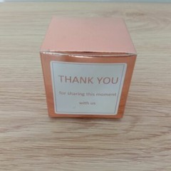 24x Rose Gold Pink Personalized Gift Label Wedding Birthday Favor Box Stickers