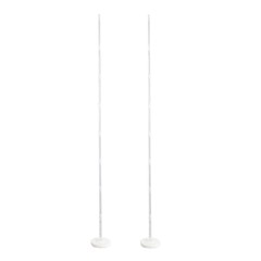 2 pcs 5 ft White Balloon Columns Stand Kit Set Wedding Party Events Decorations