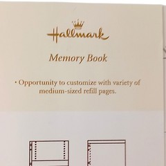 Hallmark 50th Anniversary Wedding Book Memory Golden Never Used Acid Free Pages