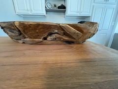 Pottery Barn Teakwood Table Centerpiece Decor 24 Inches