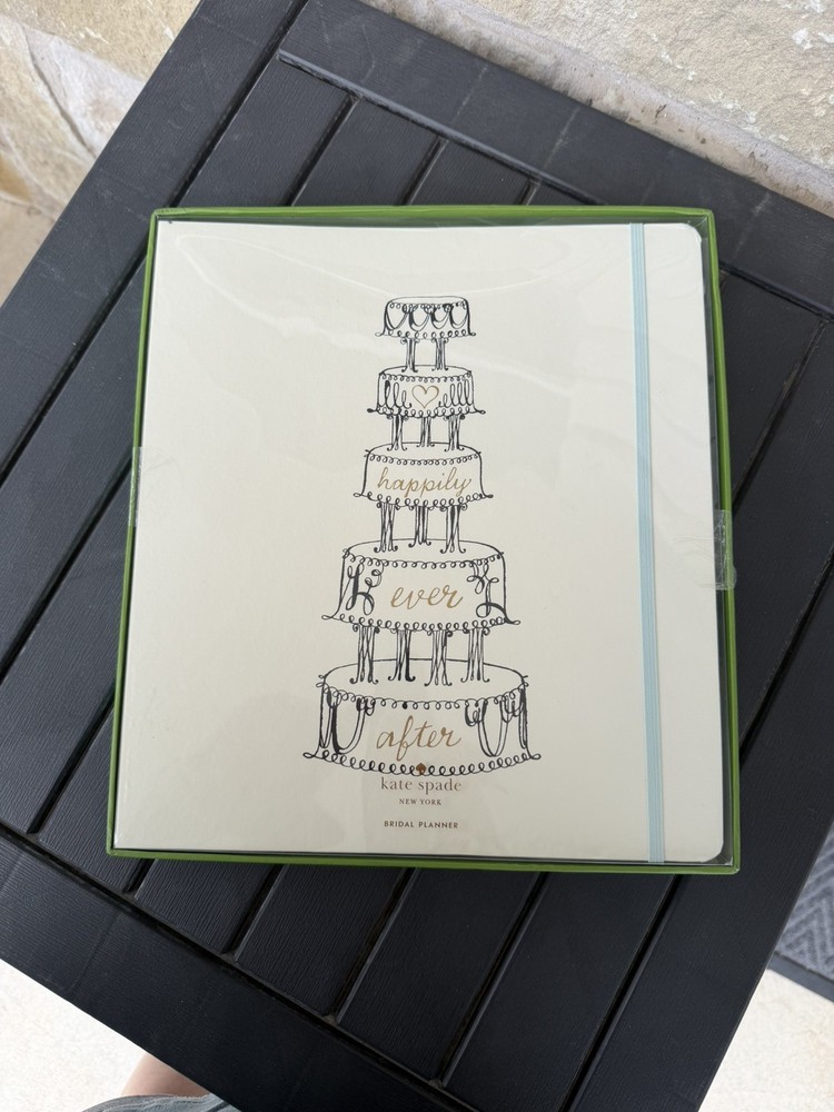 Kate Spade Wedding Planner Organizer Binder Happily Ever After 48 Page New York