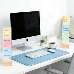 Legrape 2-Pack Monitor Memo Board, Sticky Note 11.8×3.1 inch, Clear