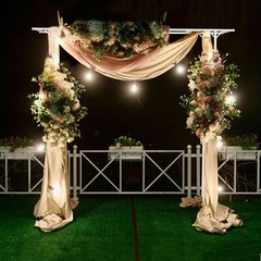 Metal Wedding Ceremony Arch Climbing Planting Garden Patio Greenhouse Dec. Arbor