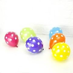 10 Balloons Polka Dots Spots Birthday Baby Shower Party decoration Balloons UK