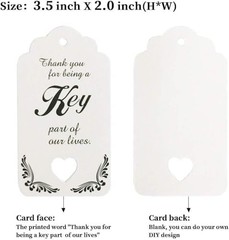 50 PCS Wedding Favors Key Bottle Openers,Bridal Shower Party Favors with Thank Y