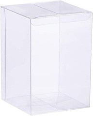 12PCS Transparent Boxes 4 x 4 x 8 inch, Candy Box, Clear Favor Boxes Gift Box…