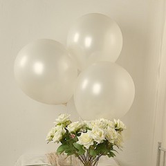 10 WHITE 18″ Biodegradable Latex Balloons Party Wedding Event Decorations Sale