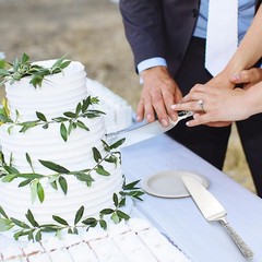 2 PCS Wedding Cake Knife and Server Set, Silver Cake Cutting Set, Vintage Eng…