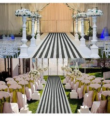 99×3.3ft Black and White Striped Gossamer Roll Halloween Sheer Gossamer Strip…