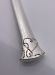 Mikasa Love Story Stainless Steel Wedding Cake Pie Server Set Swirl Hearts
