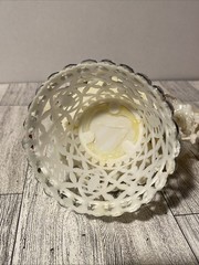 Vintage Bride Groom Wedding Topper Cherubs Arch Lace Flowers Stand 1950s 60s
