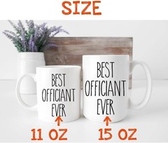 Memorable Thank You Mug for Officiants – Dishwasher Safe & Durable Design