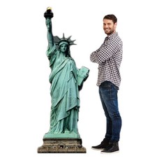 Cardboard People Statue of Liberty Life Size One Size,