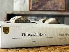 Threshold Placecard Holders Marble Heart Shape 4 In Package New