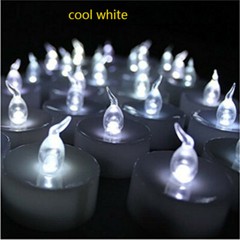 120X LED Flameless Tea Light Tealight Candle Wedding Decoration Battery Included