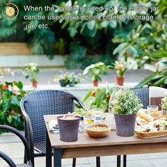 2 Packs Citronella Candle Outdoor Indoor, Large Candle, Brown Rust