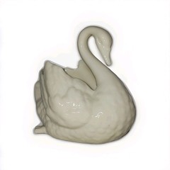 Lenox Swan Wedding Cake Topper Decor Porcelain 5 x 5.5″ Vintage 1931-1953 USA