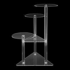Corner Plant Stand Indoor 3 Tier Tall Acrylic Plant Stand Holder Plant Shelf