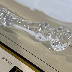 FOSTORIA 24% Lead Crystal Faceted Handle HOSTESS CAKE KNIFE & PASTRY SERVER