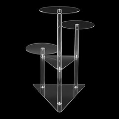 Corner Plant Stand Indoor 3 Tier Tall Acrylic Plant Stand Holder Plant Shelf