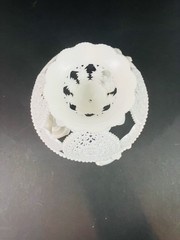Vintage Wilton 5 Piece Cake Topper Cherubs Canopy & Bell-Plastic