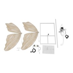 Wedding Electric Butterfly Floor Lamp, Led Floor Standing Lamp White For Wedding