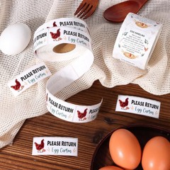 1000Pcs Fresh Farm Egg Packaging Set Include 500Pcs Market Egg Handling Stick…