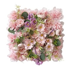 Artificial Flower Wall Easy To Install Event Backdrop Lightweight Design