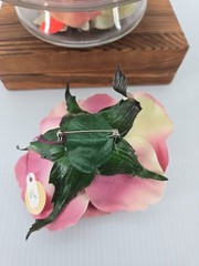 Multicolor Roses Arrangement in Glass Bubble Bowl