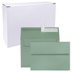 Winlyn 100 Pcs Sage Green A7 Invitation 100 Green,