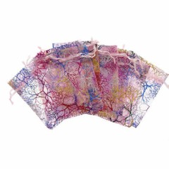 50/100/200 Sheer Coralline Organza Favor Gift Bags Jewelry Pouches Wedding Party