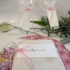 50 Pcs Place Cards for Table Setting -3.94″X1.57″ Table Place Cards with Velv…