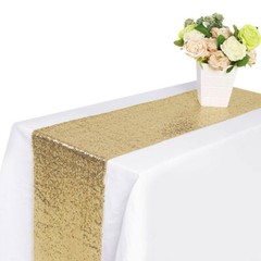 1/5/10/25pc Table Cloth Glitter Sequin Banquet Cover Sparkly Wedding Party Decor