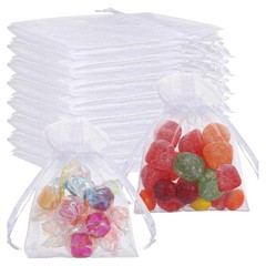 7x9cm Organza Drawstring Bags for Candy Jewelry Storage Pouches for Event