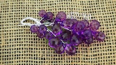 Grape Bunch Vines Floral Leaves Acrylic Wedding Baby Shower Gift Embellishments