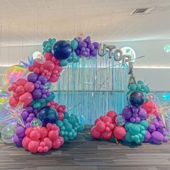 Pink Blue Purple Balloons, Pink and Purple Balloon, Teal Blue Pink Purple Blue