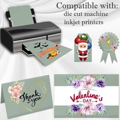 24 sheets Sage Green Cardstock Paper 8.5 x 11 x11 Inches,