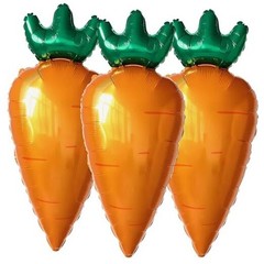 Carrot Balloons Giant Mylar Foil Carrot Shaped Balloons for Easter Party