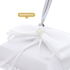 Wedding Signing Pen: Bridal Wedding Metal Sign-In Ballpoint Pen with Graceful