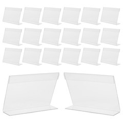 20 Pcs Price Display Card Tag Stands Displays for Prices Small Sign Holder