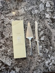 Lenox True Love 2-Piece Silver Plated Dessert Set